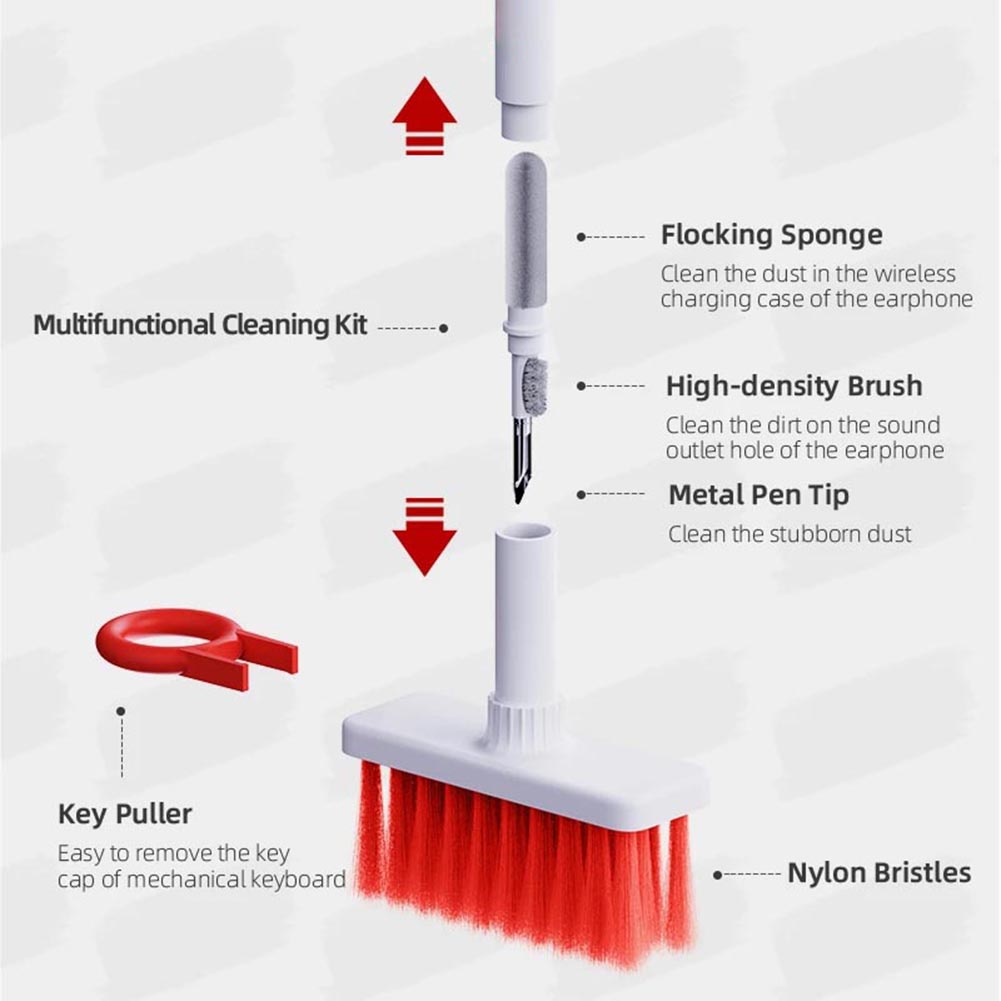 3-in-1 Cleaning Brush Kit Mech - огляд і ціна Laptop Accessories All Gadgets